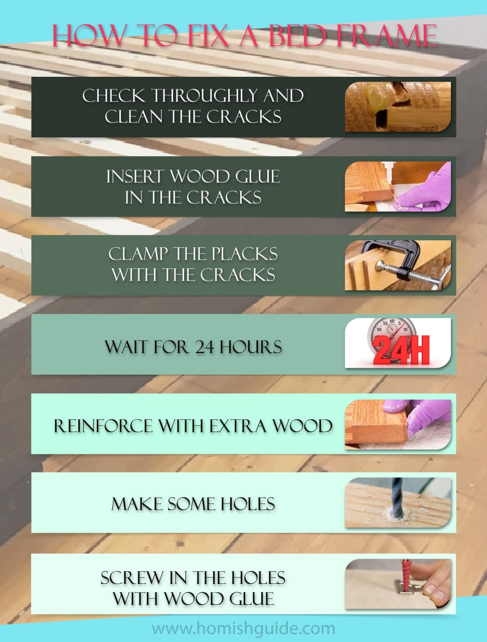 how to fix a bed frame_Infographics1