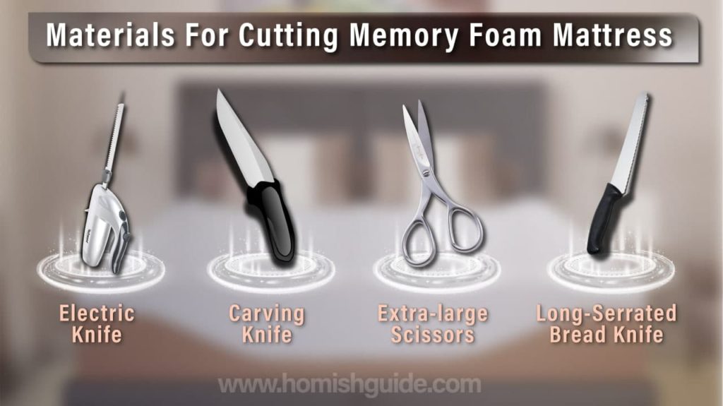 How To Cut A Memory Foam Mattress_Materials