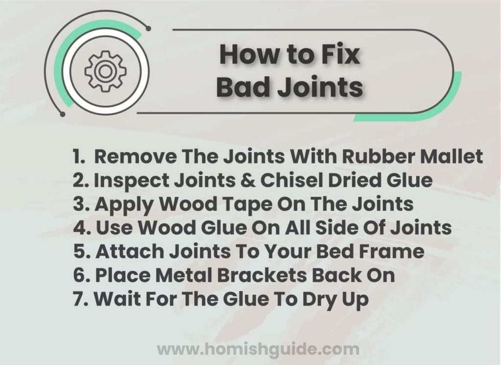 How To Fix A Broken Wooden Bed Frame_Fix_Bad Joints