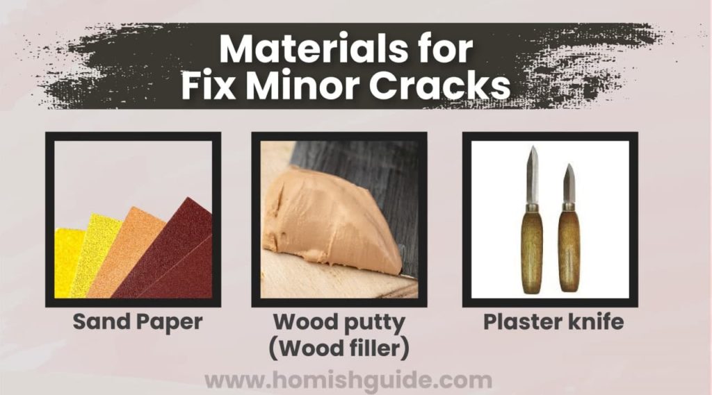 How To Fix A Broken Wooden Bed Frame_Materials_Minor Cracks