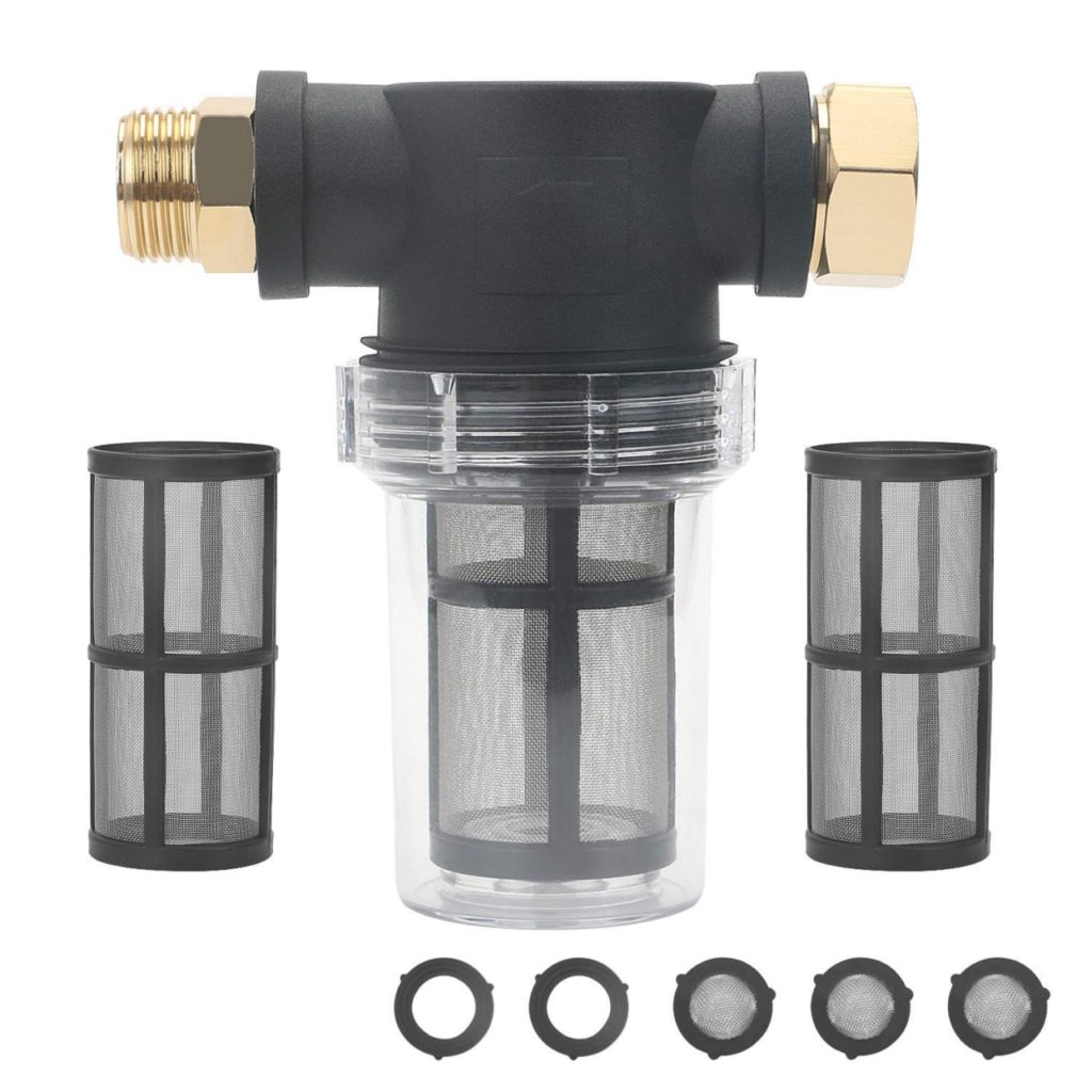 A pressure washer work _ Water inlet